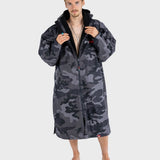 Dryrobe® Advance Unisex Long Sleeve - Black Camo/Black