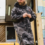 Dryrobe® Advance Unisex Long Sleeve - Black Camo/Black