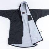 Dryrobe® Advance Unisex Long Sleeve - Black/Grey