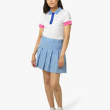 Cross Women's Pleat Skort - Bel Air Blue