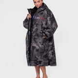Dryrobe® Advance Unisex Long Sleeve - Black Camo/Black