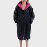 Dryrobe® Advance Unisex Long Sleeve - Black/Pink