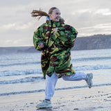 Dryrobe® Advance Youth Long Sleeve - Camo/Grey