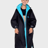 Dryrobe® Advance Youth Long Sleeve - Black/Blue