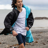 Dryrobe® Advance Youth Long Sleeve - Black/Blue