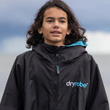 Dryrobe® Advance Youth Long Sleeve - Black/Blue