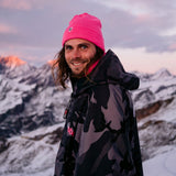 Dryrobe® Advance Unisex Long Sleeve - Black Camo/Pink