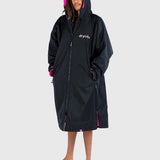 Dryrobe® Advance Unisex Long Sleeve - Black/Pink