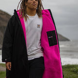 Dryrobe® Advance Unisex Long Sleeve - Black/Pink