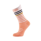 Sidas Unisex Run Anatomic Light Crew Socks - White/Pink