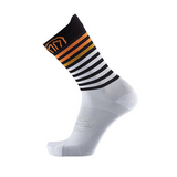Sidas Unisex Run Anatomic Light Crew Socks - White/Black