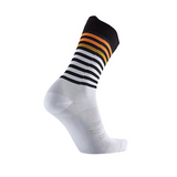 Sidas Unisex Run Anatomic Light Crew Socks - White/Black