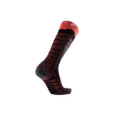 Sidas Unisex Ski Comfort Socks - Black/Orange