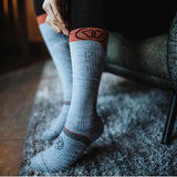Sidas Ski Merino Performance Socks - Grey/Coral