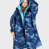 Dryrobe Advance Unisex Long Sleeve - Blue Camo/Blue