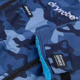 Dryrobe Advance Unisex Long Sleeve - Blue Camo/Blue