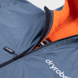 Dryrobe Advance Unisex Long Sleeve - Dark Grey/Orange