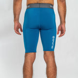 SKINS Men's Series-1 Half tights - Teal Blue