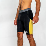 SKINS Men's Series-3 Half tights - Black/Yellow