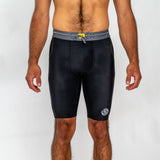 SKINS Men's Series-3 Half tights - Black/Yellow