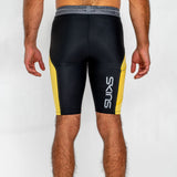 SKINS Men's Series-3 Half tights - Black/Yellow