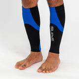 SKINS Unisex Series-3 Calf Tights MX - Black/Royal Blue
