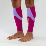 SKINS Unisex Series-3 Calf Tights MX - Wine Red/Lavender