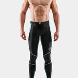 SKINS Men's Series-3 Long Tights - Black/Retro Blue