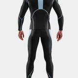 SKINS Men's Series-3 L/S Top - Black/Retro Blue