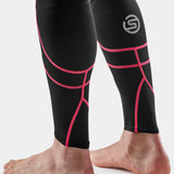 SKINS Unisex Series-3 MX Calf Tights - Black/Ruby