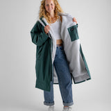Dryrobe® Advance Unisex Long Sleeve - Dark Green/Grey