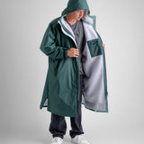 Dryrobe® Advance Unisex Long Sleeve - Dark Green/Grey