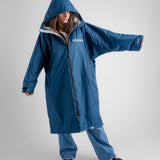 Dryrobe® Advance Unisex Long Sleeve - Deep Sea Blue / Sand Camo