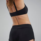 TYR Women's Solid Della Boyshort - Black