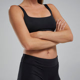 TYR Women's Solid Della Boyshort - Black