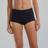 TYR Women's Solid Della Boyshort - Black