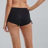 TYR Women's Solid Della Boyshort - Black