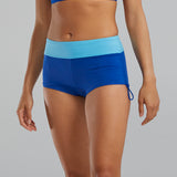 TYR Women's Solid Della Boyshort - Cobalt