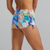 TYR Women's Tempera Della Boyshort - Orange/Multi