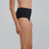 TYR Women's Arielle High Waist Bikini Bottom - Black