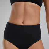 TYR Women's Arielle High Waist Bikini Bottom - Black