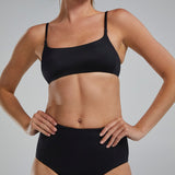 TYR Women's Arielle High Waist Bikini Bottom - Black