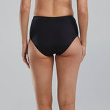 TYR Women's Arielle High Waist Bikini Bottom - Black