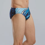 TYR Men's Kyanite Racer - Teal/Multi