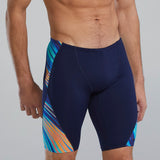 TYR Men's RipTidal Jammer - Teal/Org