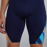 TYR Men's RipTidal Jammer - Teal/Org