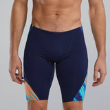 TYR Men's RipTidal Jammer - Teal/Org