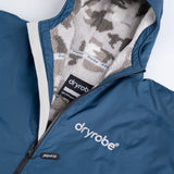 Dryrobe® Advance Unisex Long Sleeve - Deep Sea Blue / Sand Camo