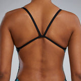 TYR Women's Energia Cutoutfit Swimsuit - Green