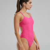 TYR Women's Lapped Cutoutfit - Pink Me Up